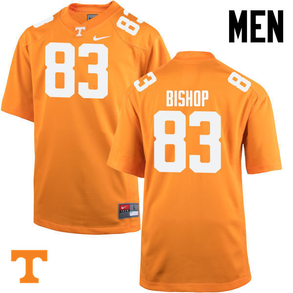 Men #83 BJ Bishop Tennessee Volunteers College Football Jerseys-Orange